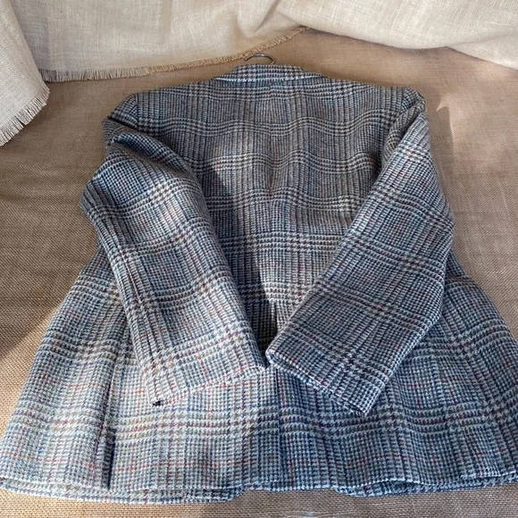 Lauren Ralph Lauren Brown and Tan Tweed Blazer - Picture 14 of 16